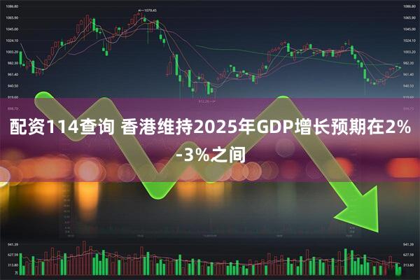 配资114查询 香港维持2025年GDP增长预期在2%-3%之间